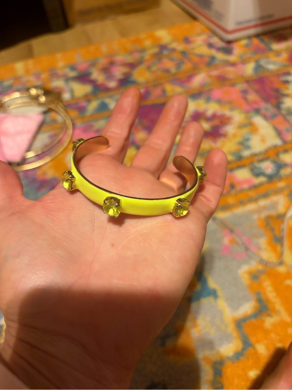 Tova Kennedy Cuff in Electric Yellow - Picture 5 of 5
